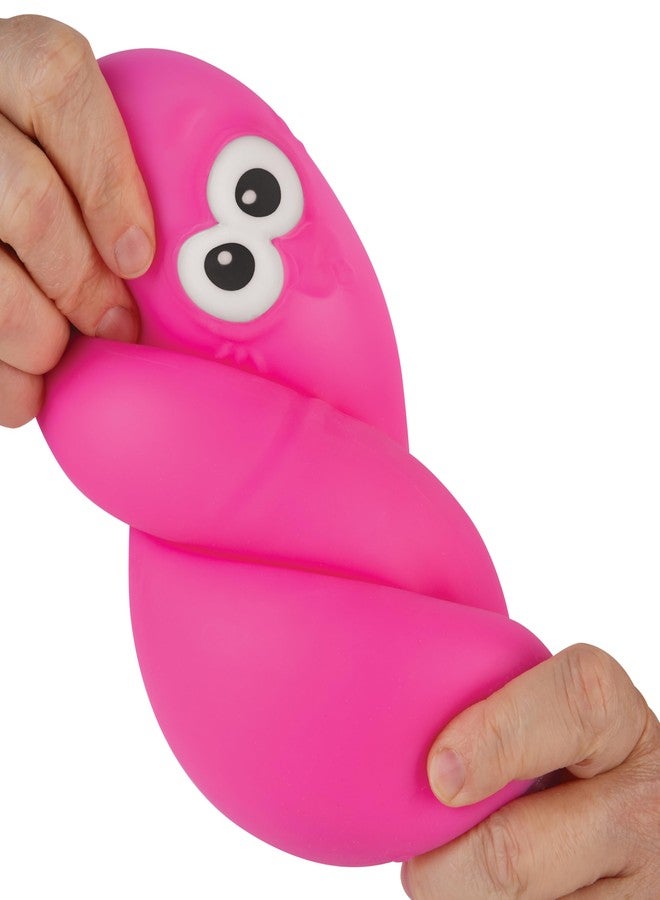 The Orb Factory ORB Easy Sqweezy Chonk the Chunky Kitty - Squeeze this Big, Pink, Fun, Squishy, Slow Rising, and Extra Soft Chubby Cat for Stress Relief - New Sensory / Fidget Novelty Toy and Gift for Kids and Adults - Image 4